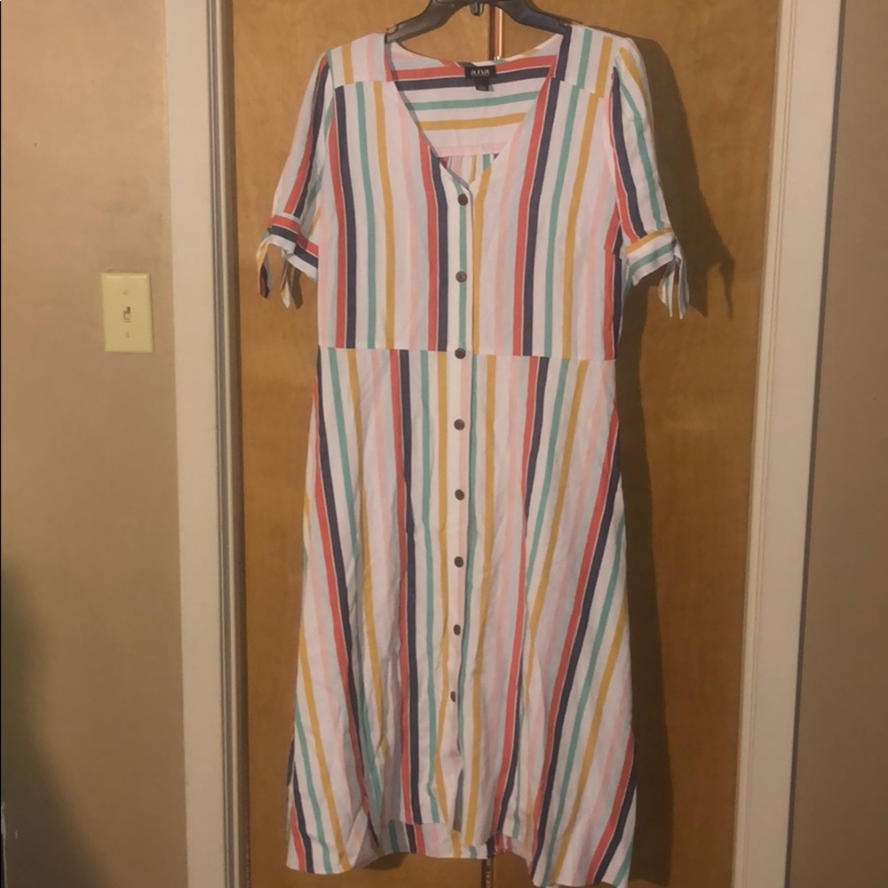 A.n.a. Striped Dress size large